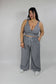 Coordinato Chicca Curvy Grigio Scuro
