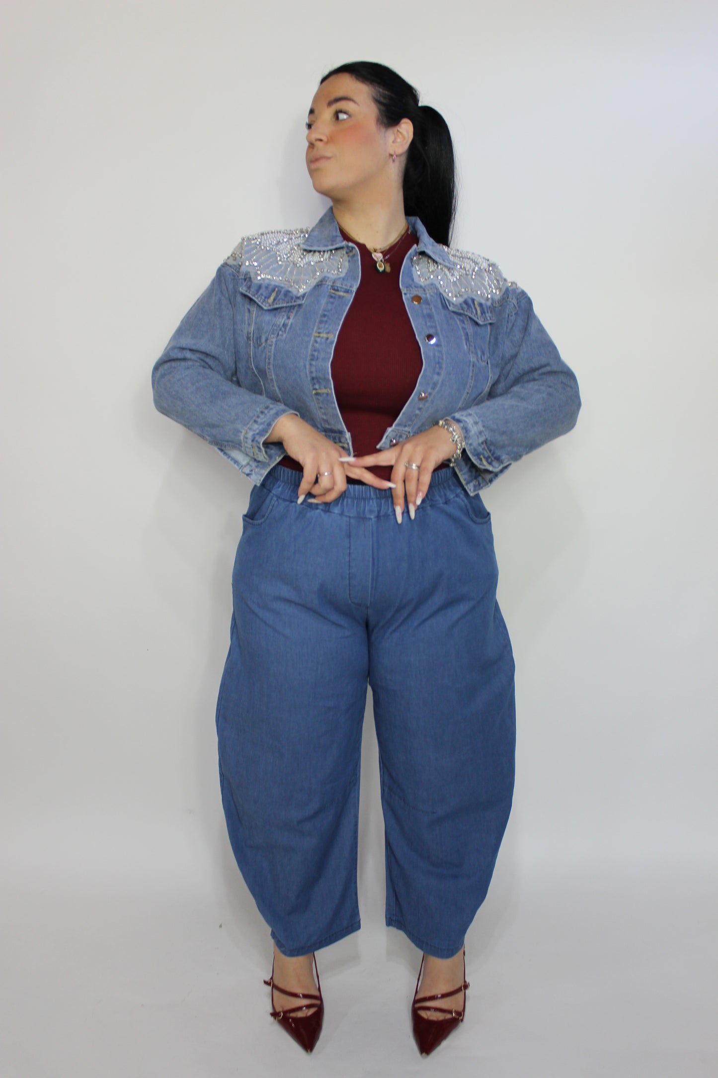 Jeans ballon CURVY