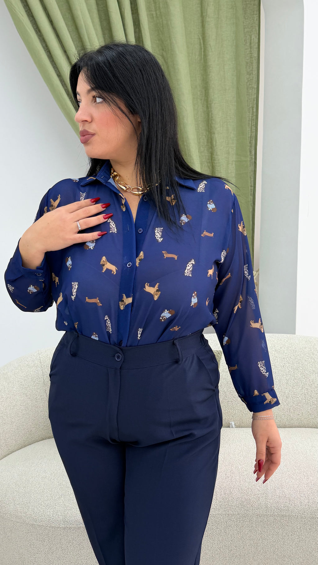 Camicia Dogs Curvy