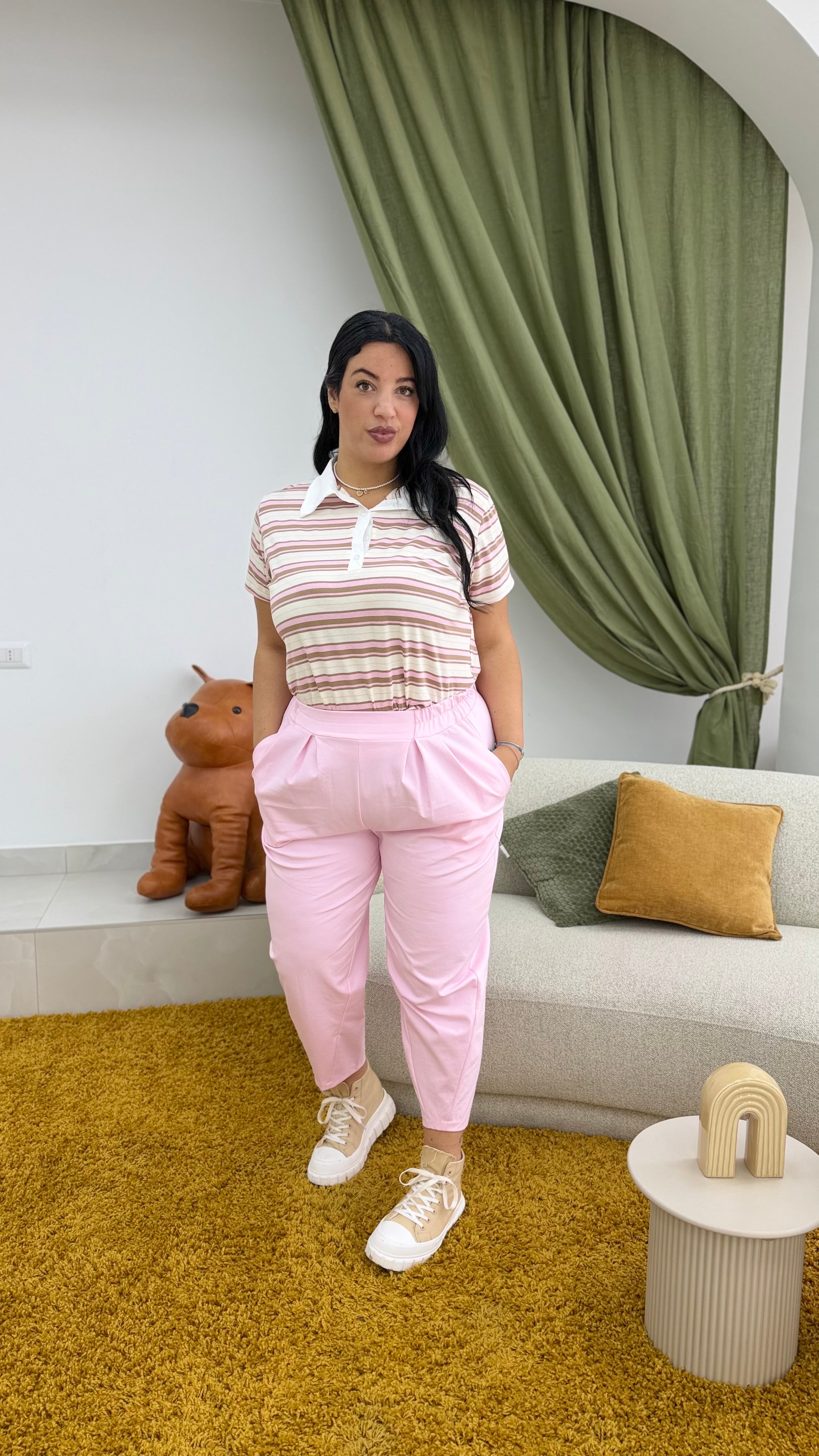 Body a righe curvy PROMO