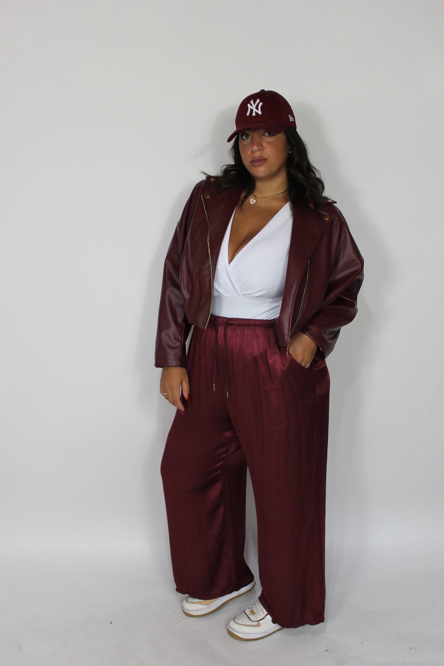 Pantalone Satin Curvy vari colori