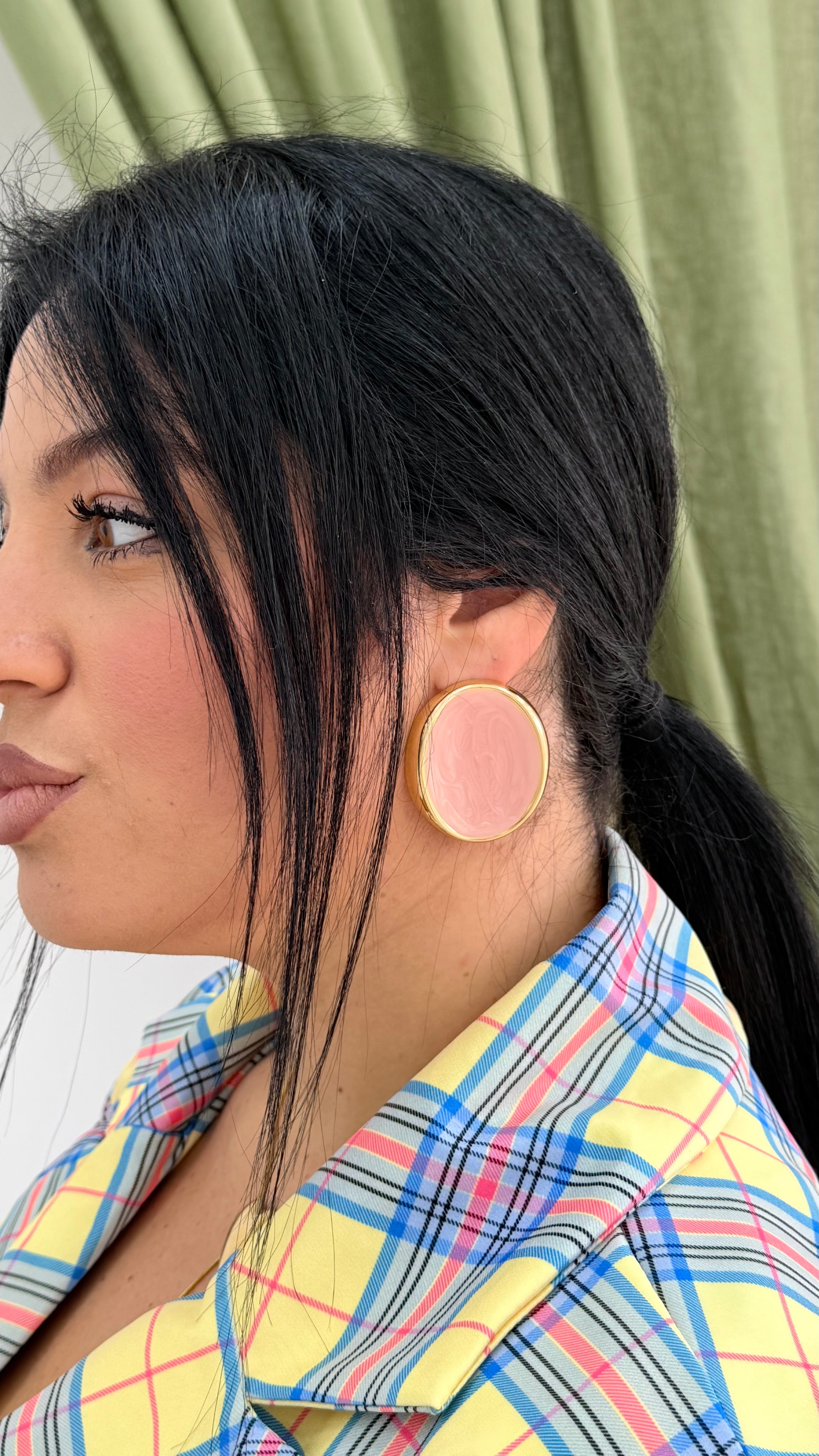 Orecchini tondo perla