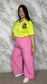 Pantalone Josy Curvy Rosa