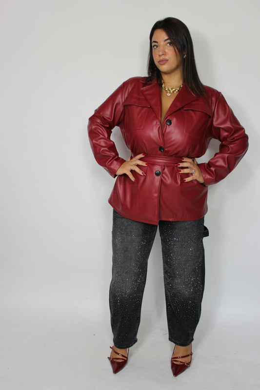 Trench ecopelle Curvy
