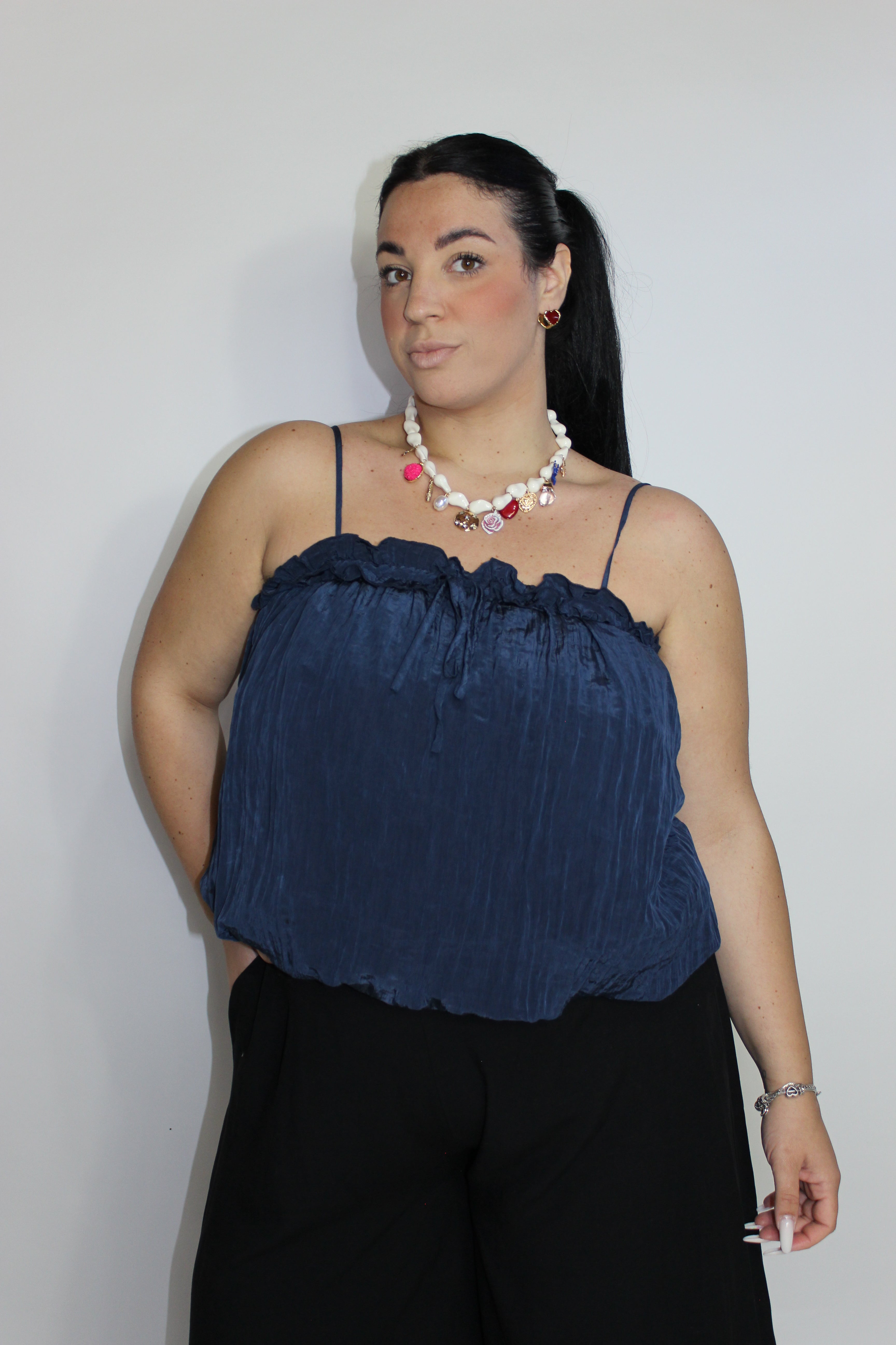 Top Vika Blu
