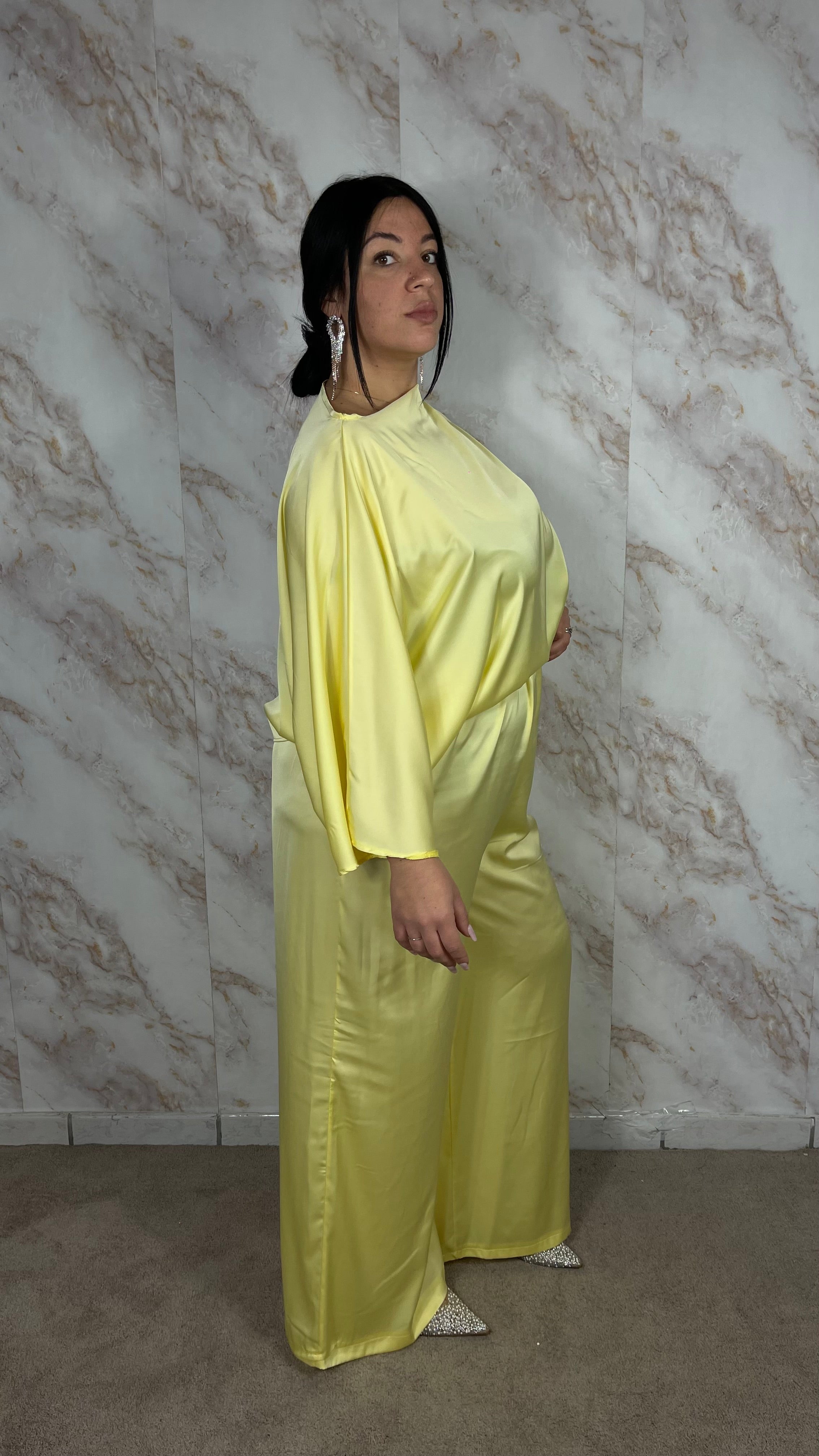 Coordinato Emily Curvy Giallo