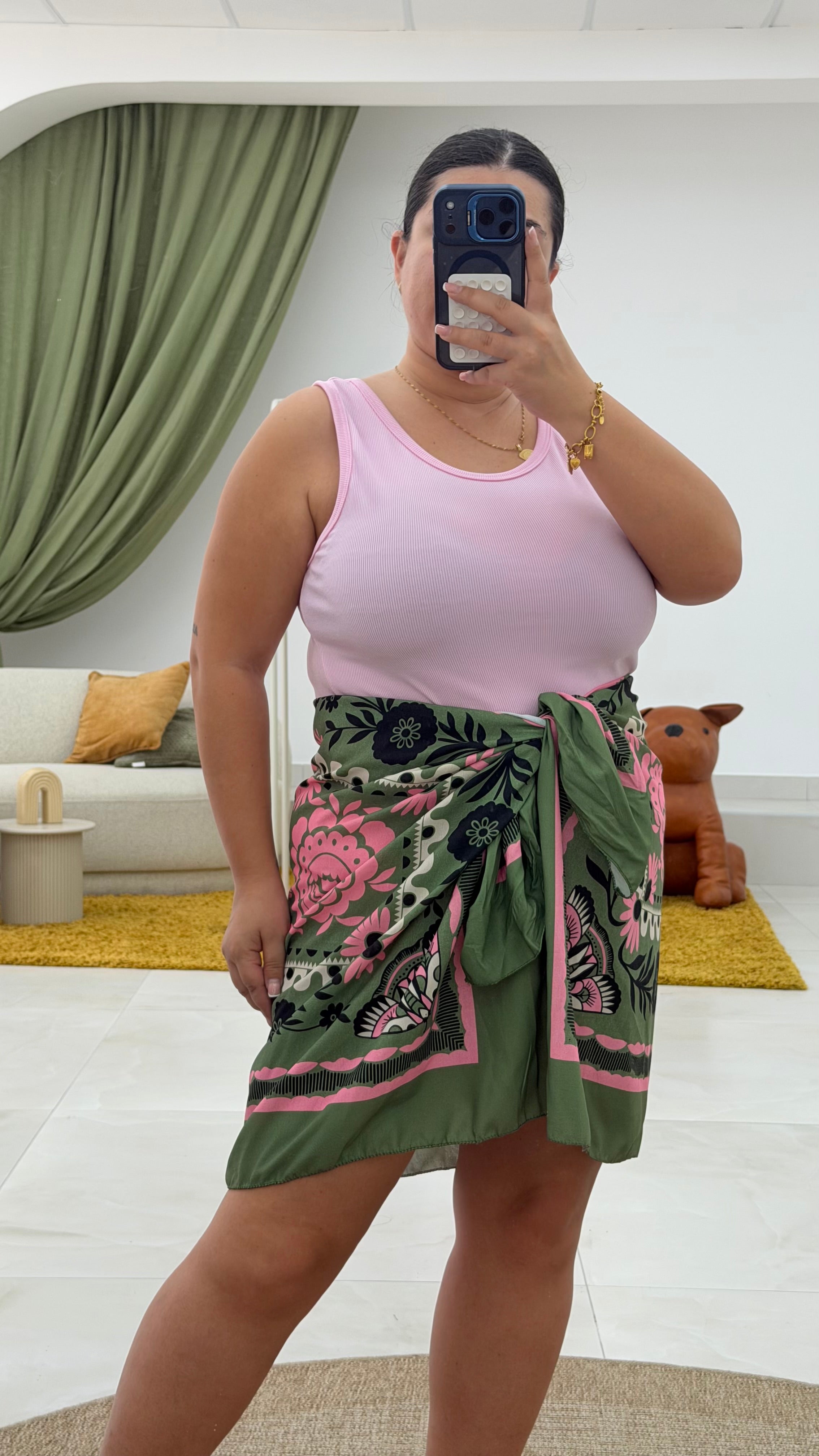 Gonna CORTA pareo CURVY