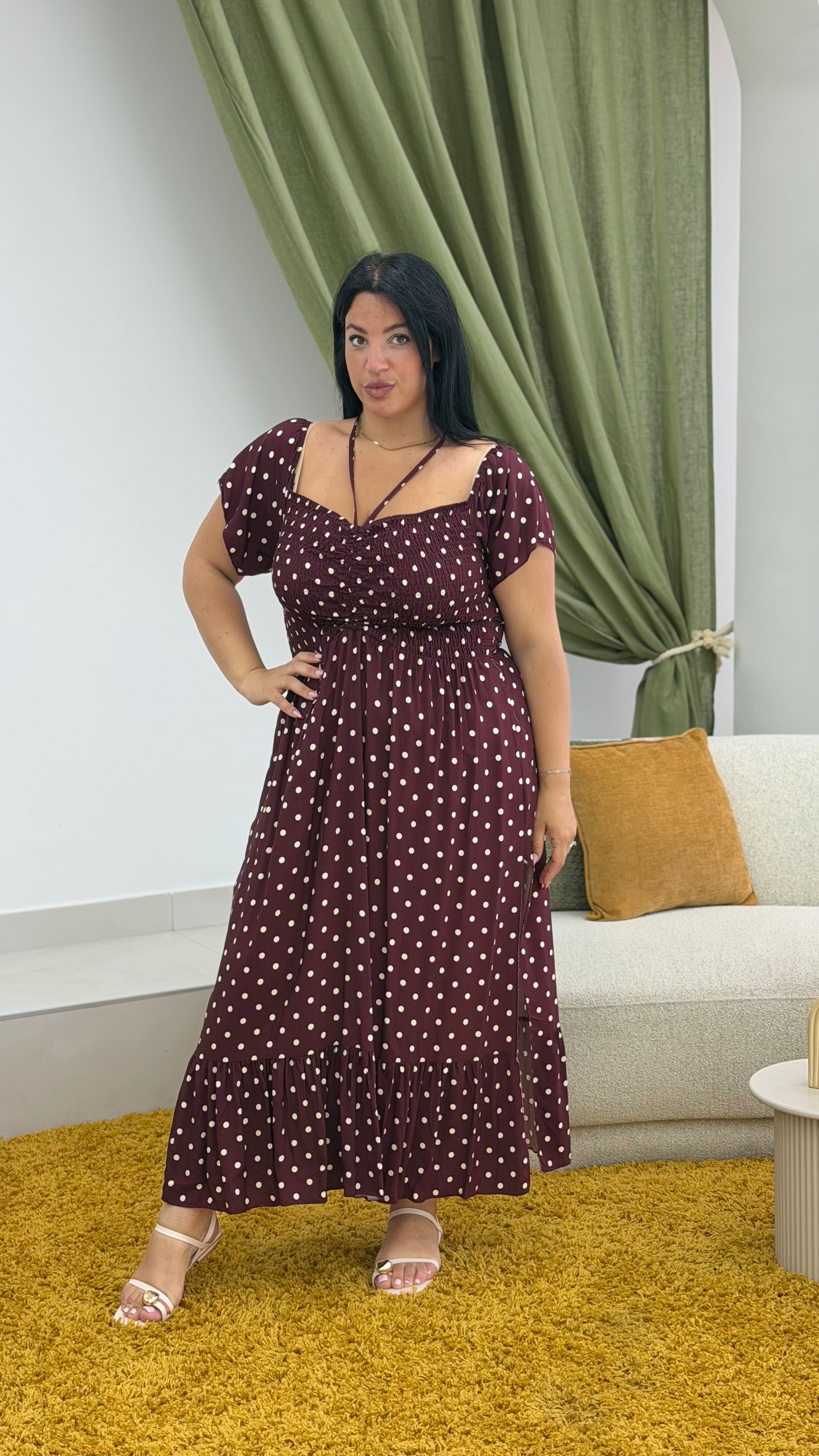 Abito Venezia Pois Curvy