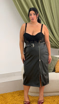 Gonna ecopelle Rebel Curvy