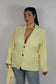 Giacca coulisse Curvy Gialla