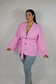 Giacca coulisse Curvy Rosa