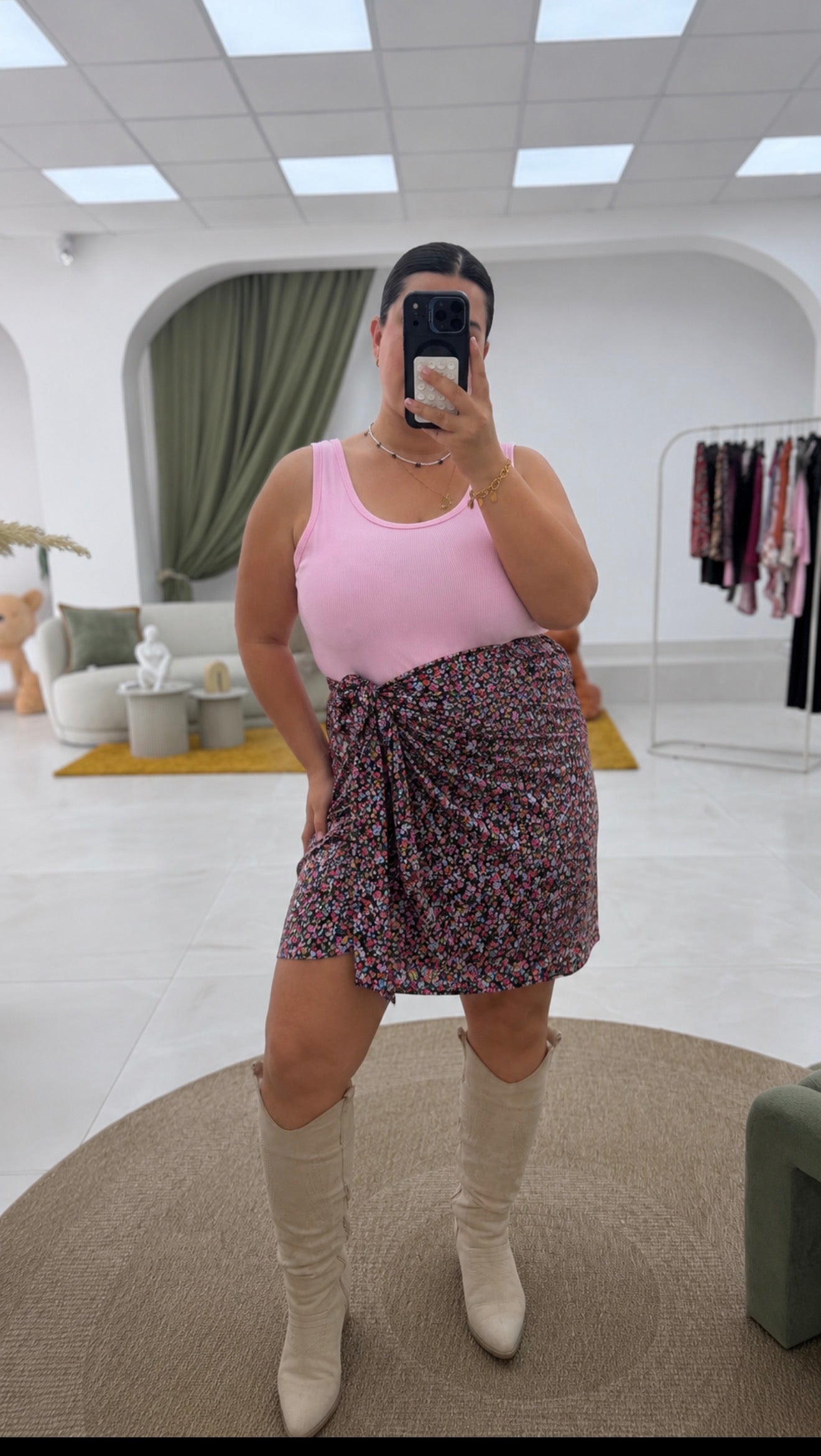 Gonna portafoglio fantasia Curvy