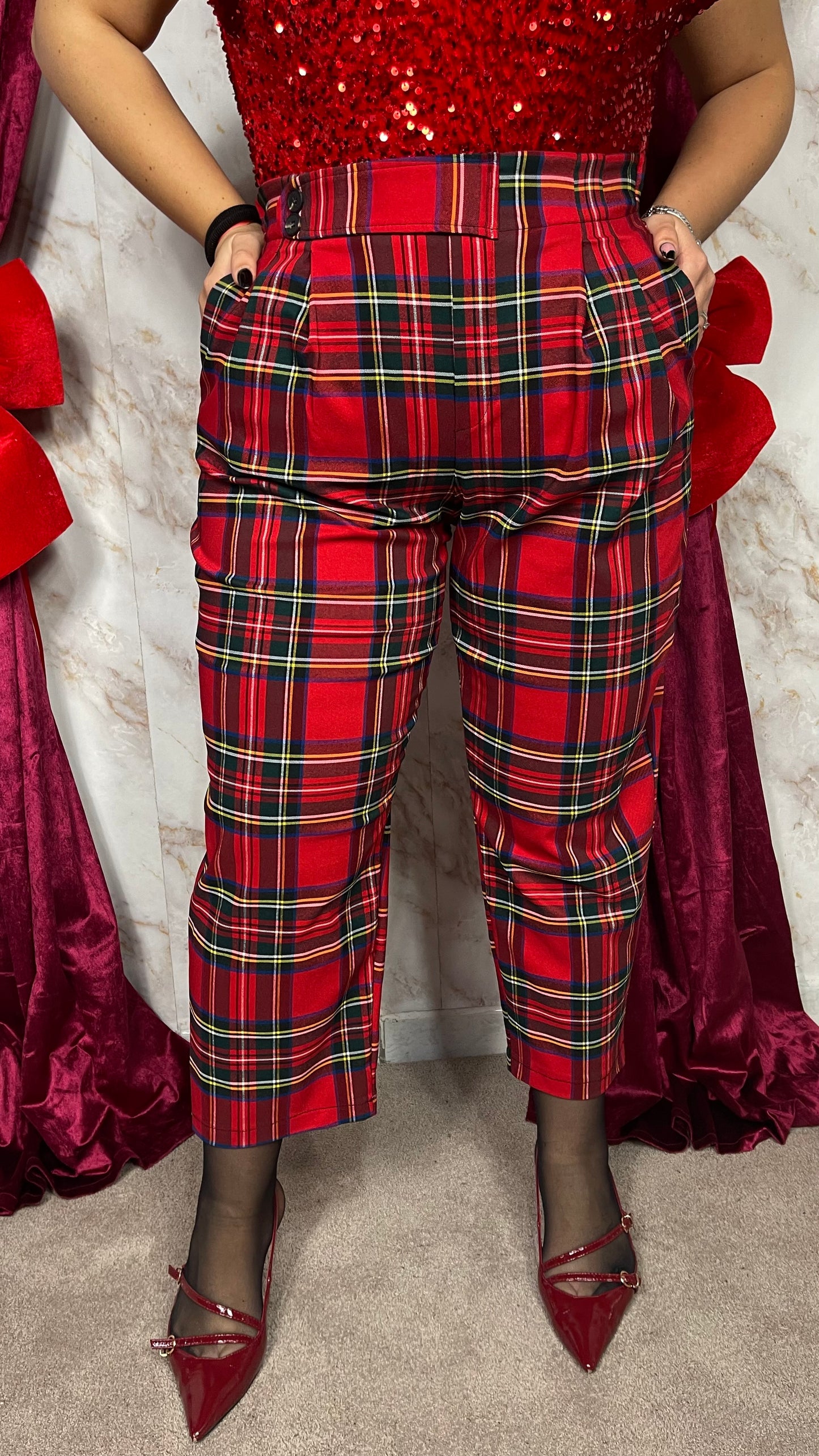 Pantalone Tartan CURVY