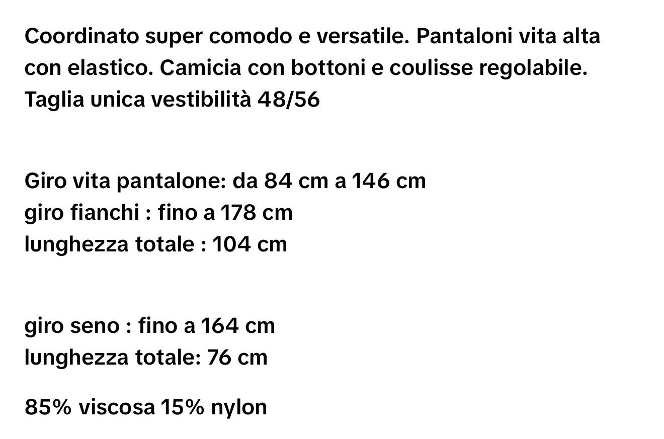 Coordinato Marocco Curvy