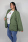 Giacca Coulisse Curvy Verde Militare
