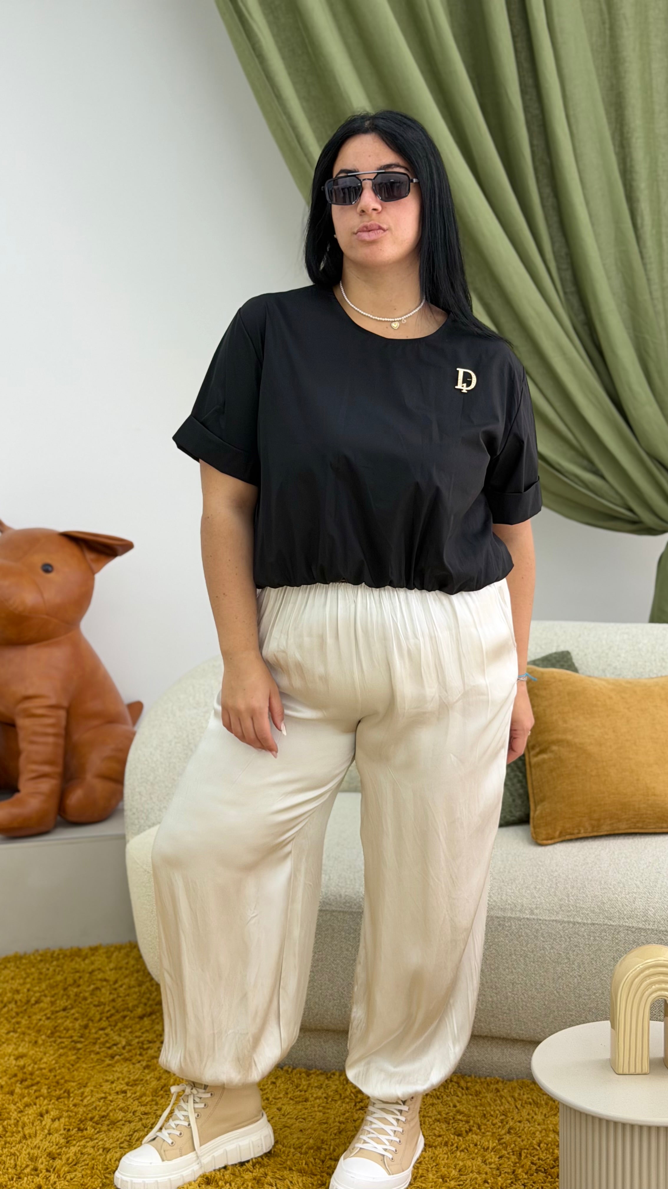 Pantalone Satin Curvy PROMO