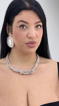 Collana strass nodo