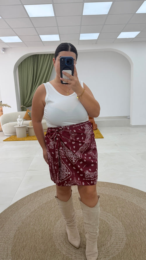 Gonna bandana e animalier curvy