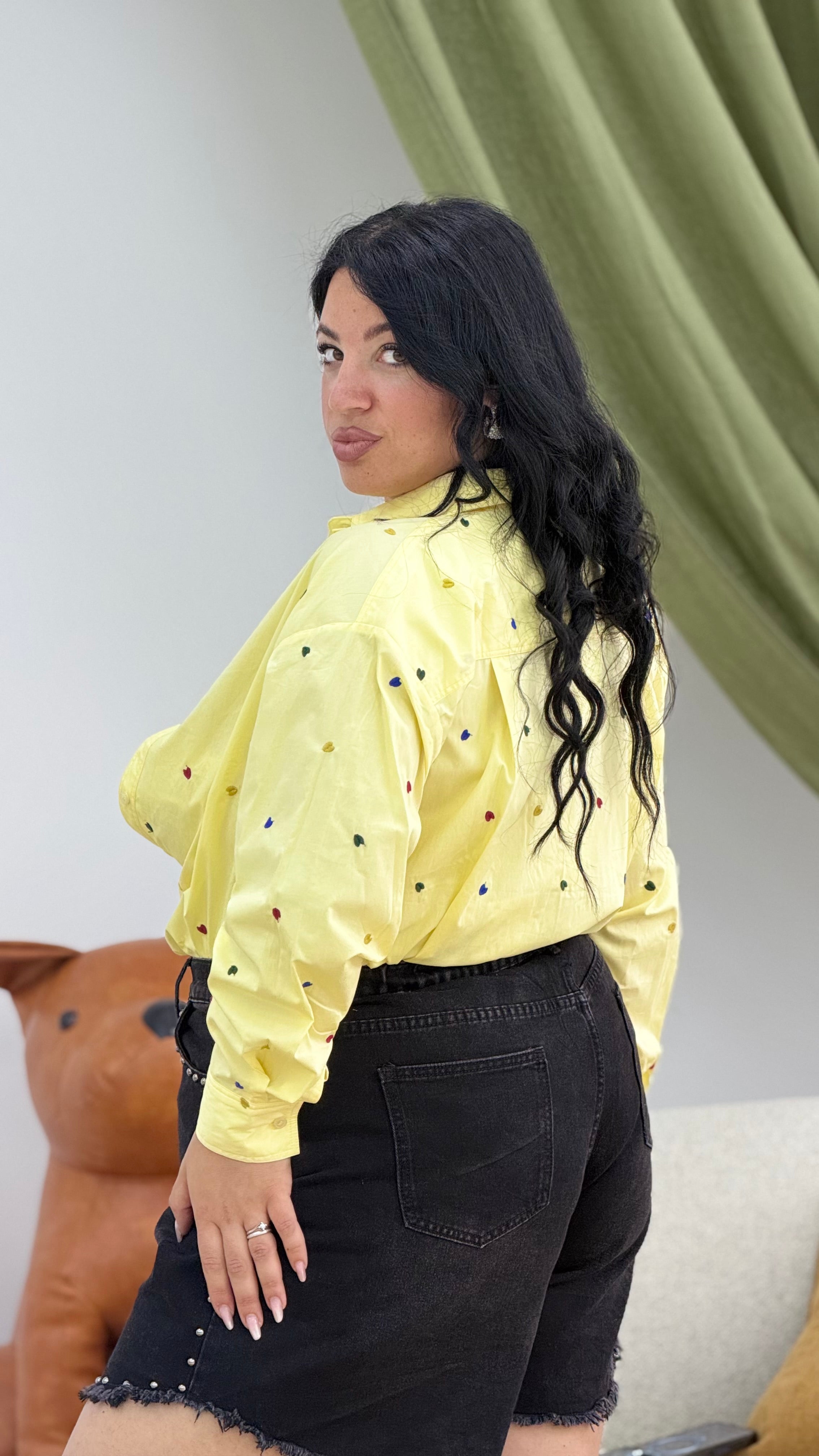 Camicia Cuoricini Curvy