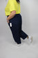Pantalone Ballon Curvy Blu