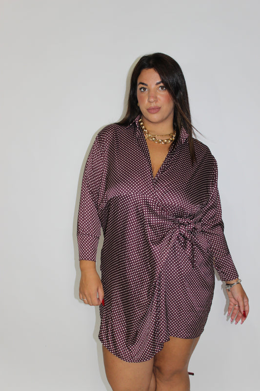 Abito Portafoglio Pois Curvy vari colori