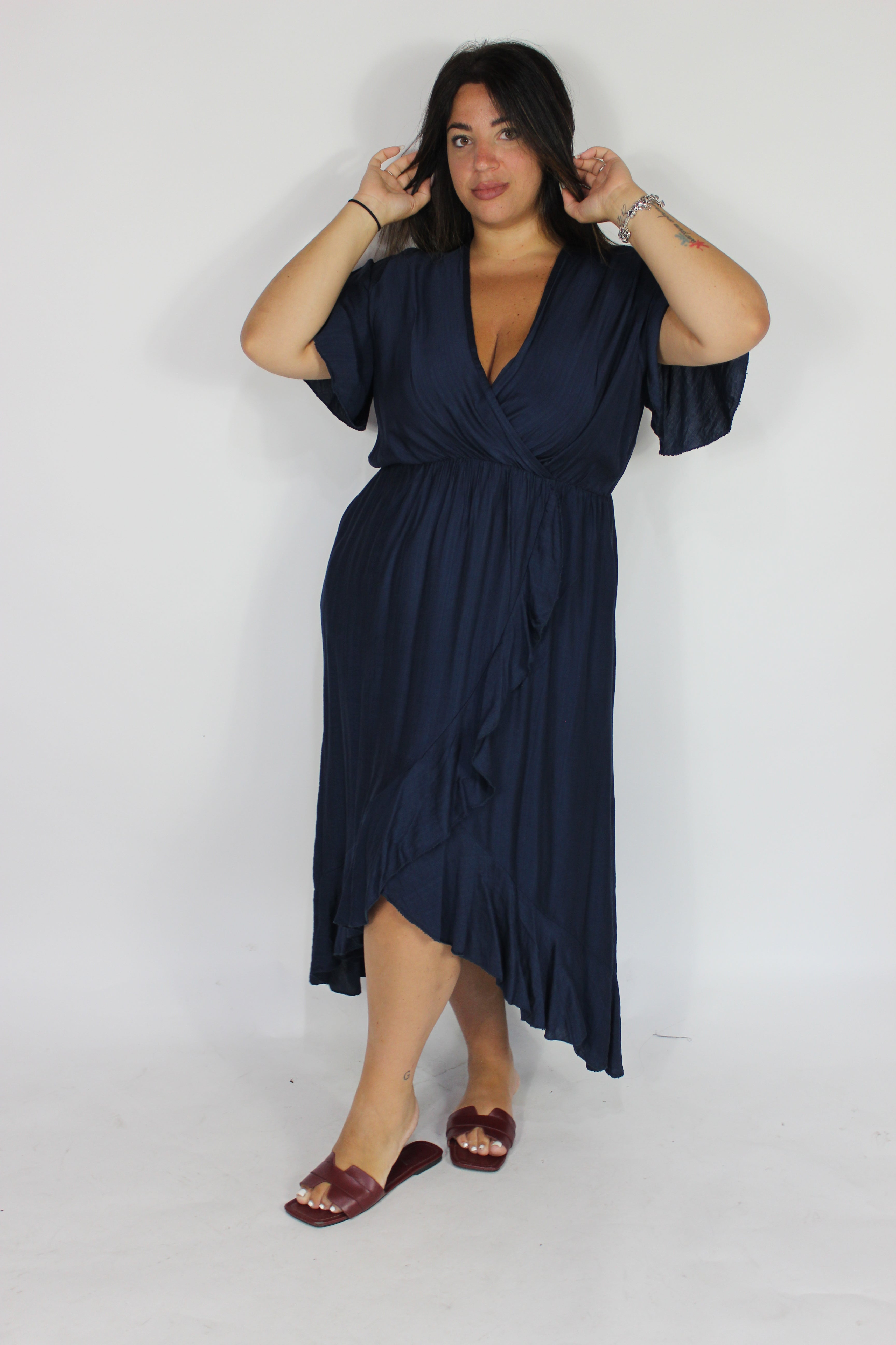 Abito mezza manica Curvy