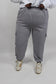 Pantalone Cargo Curvy Grigio