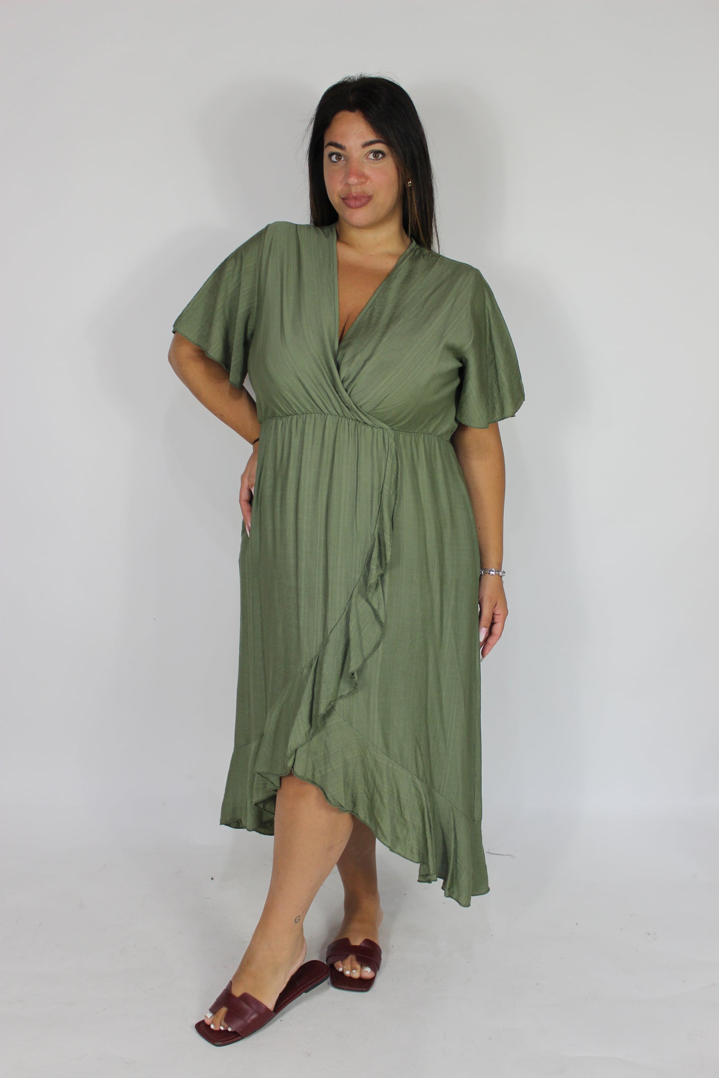 Abito mezza manica Curvy
