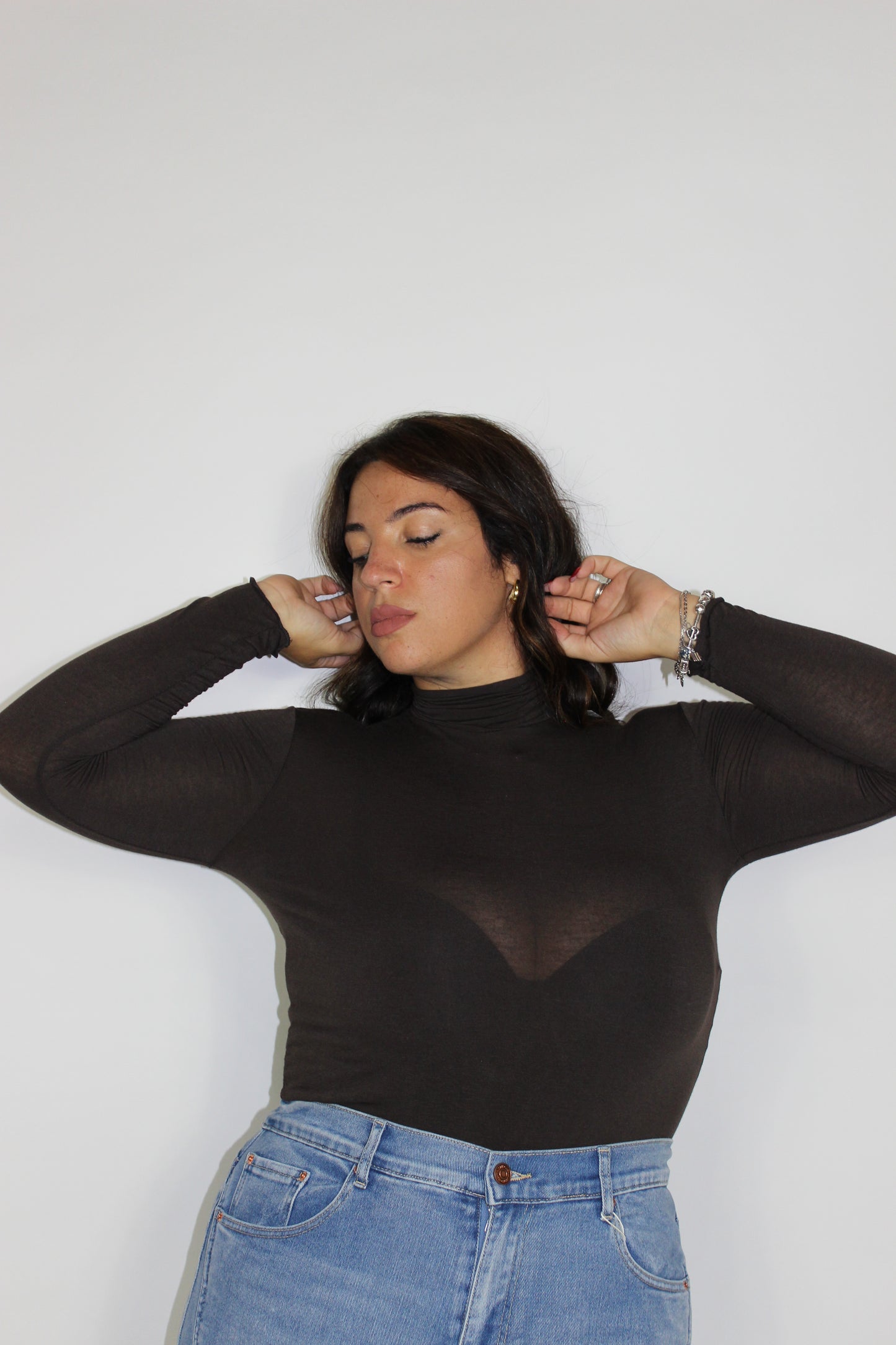 Maglia Cashmere collo alto Curvy 11 colori