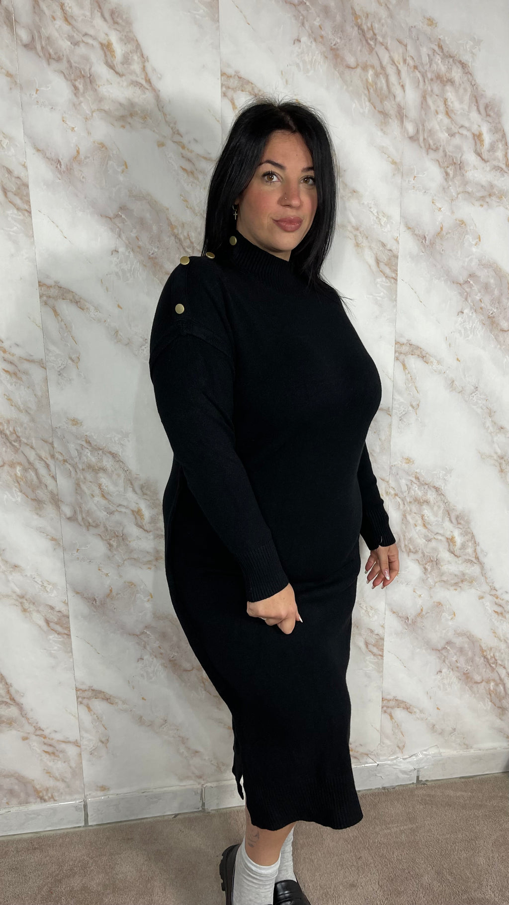 Abito Rita in lana Slim & Curvy