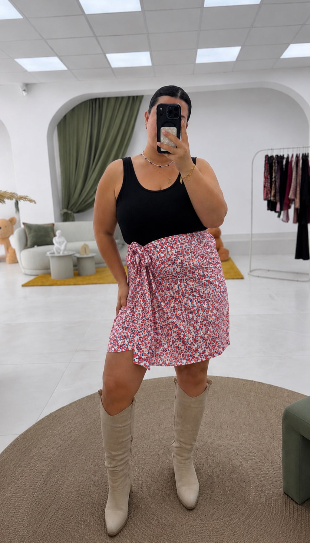 Gonna portafoglio fantasia Curvy