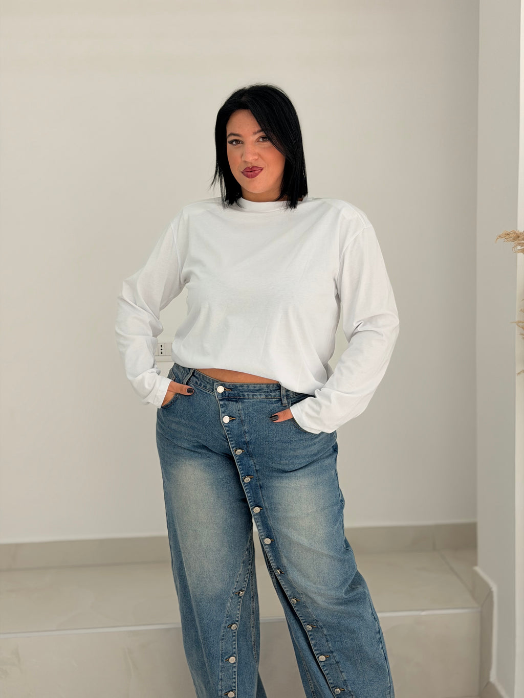 Maglia Spalline By JustWest oversize