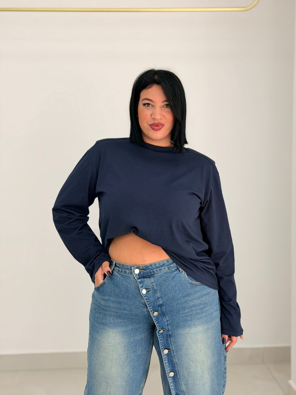 Maglia Spalline By JustWest oversize