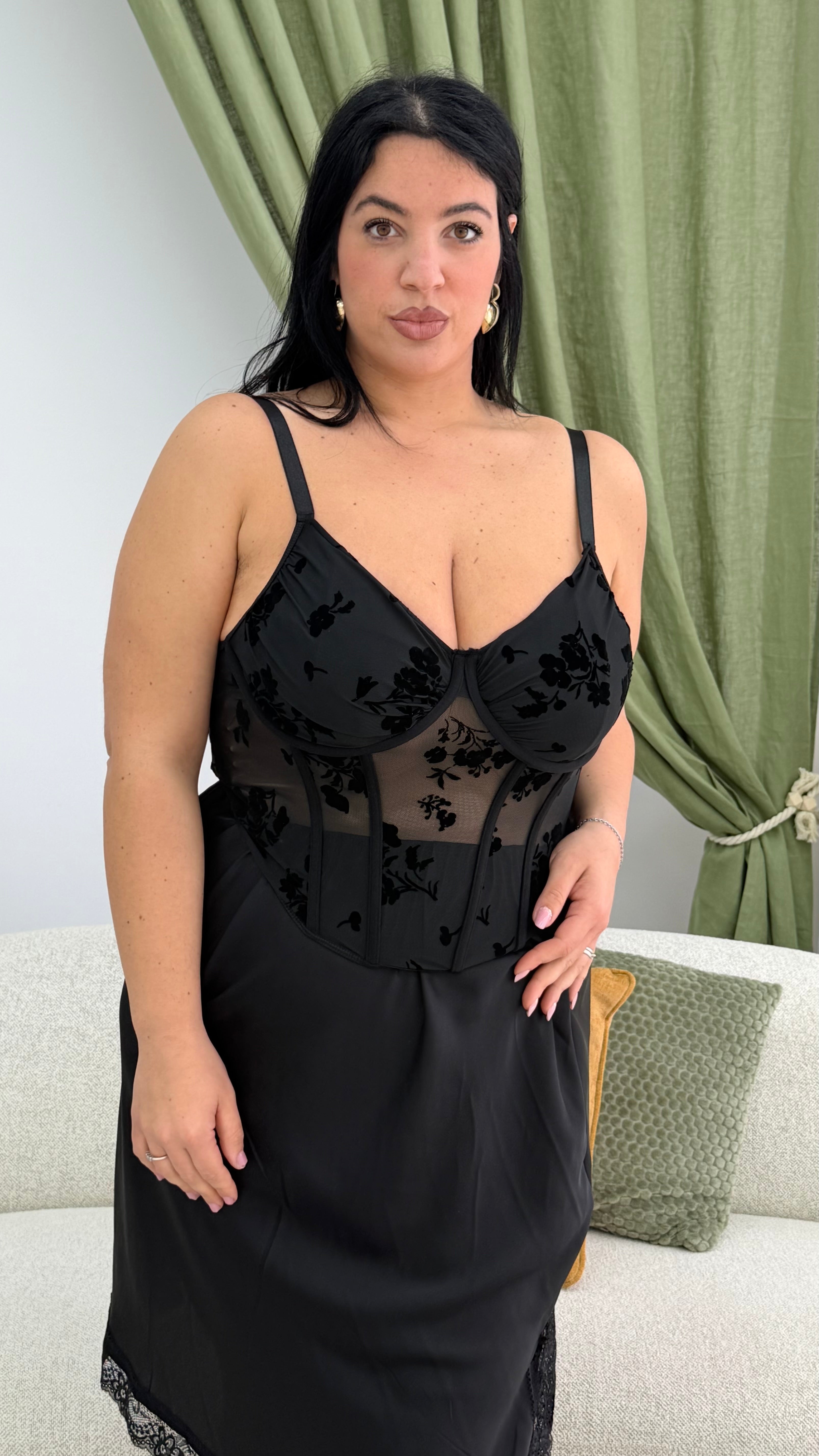Corpetto Roses Curvy