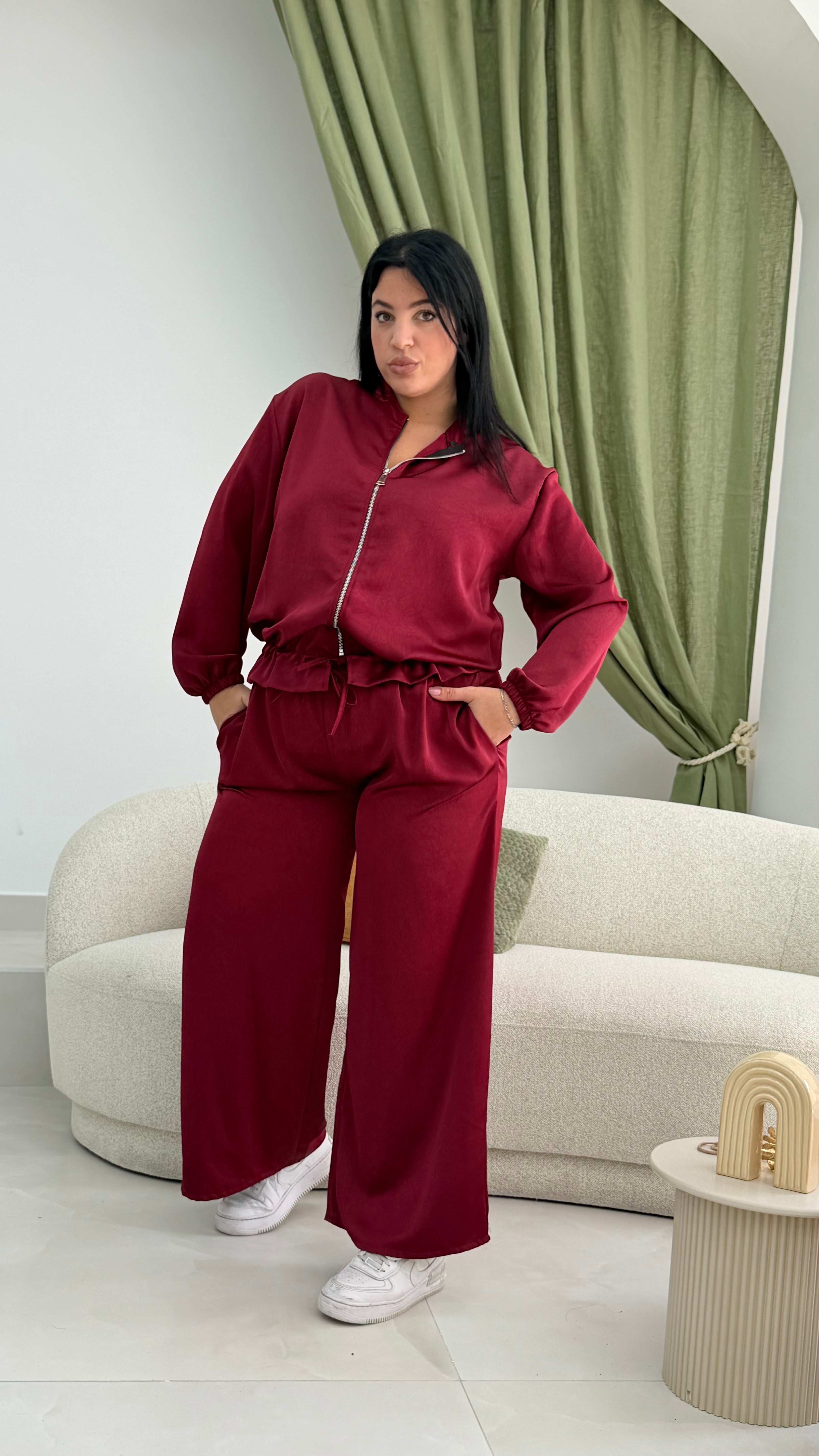 Coordinato Tuta raso Curvy