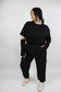 Pantalone Cargo Curvy Nero