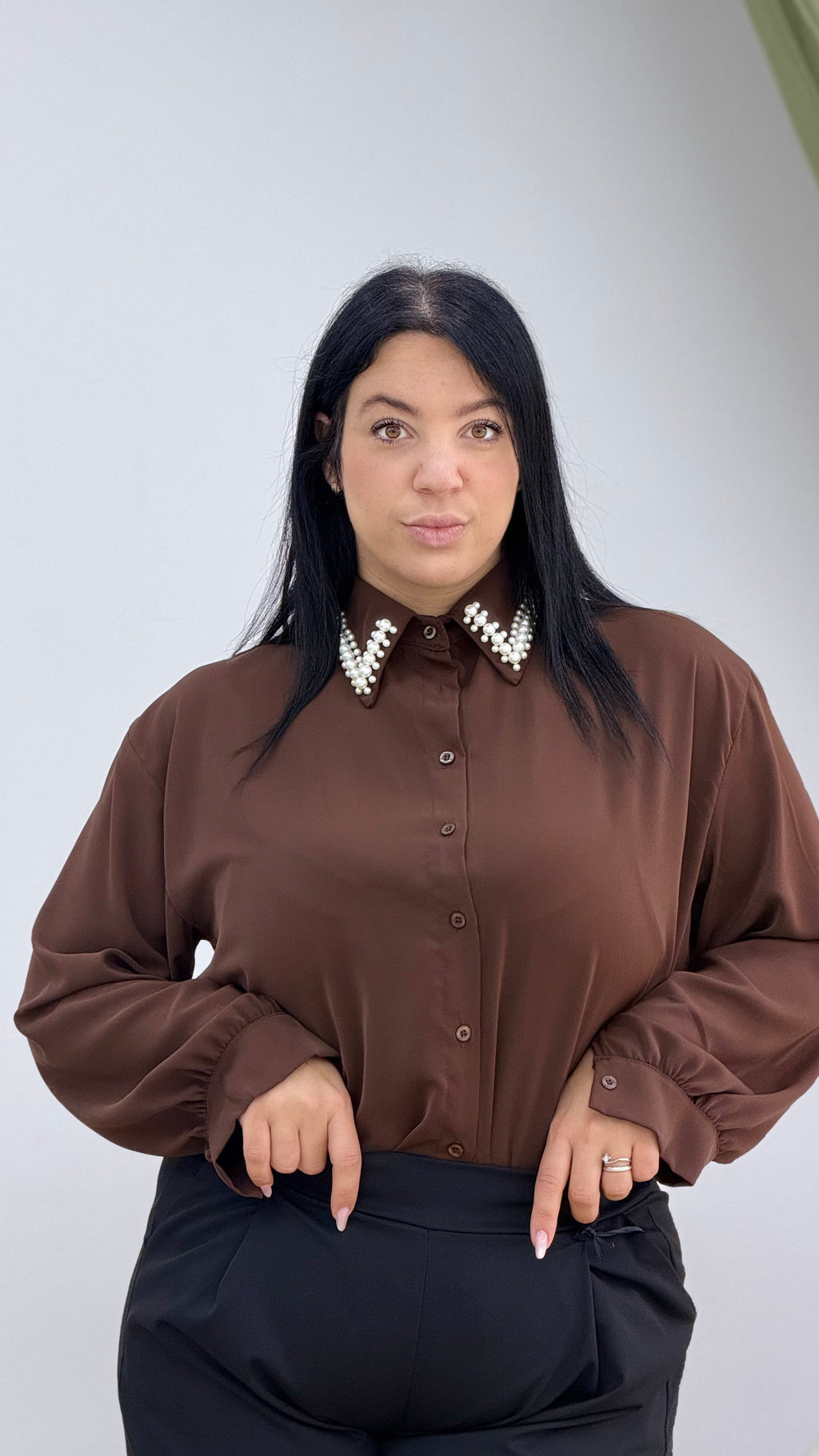 Camicia Perle Curvy PROMO