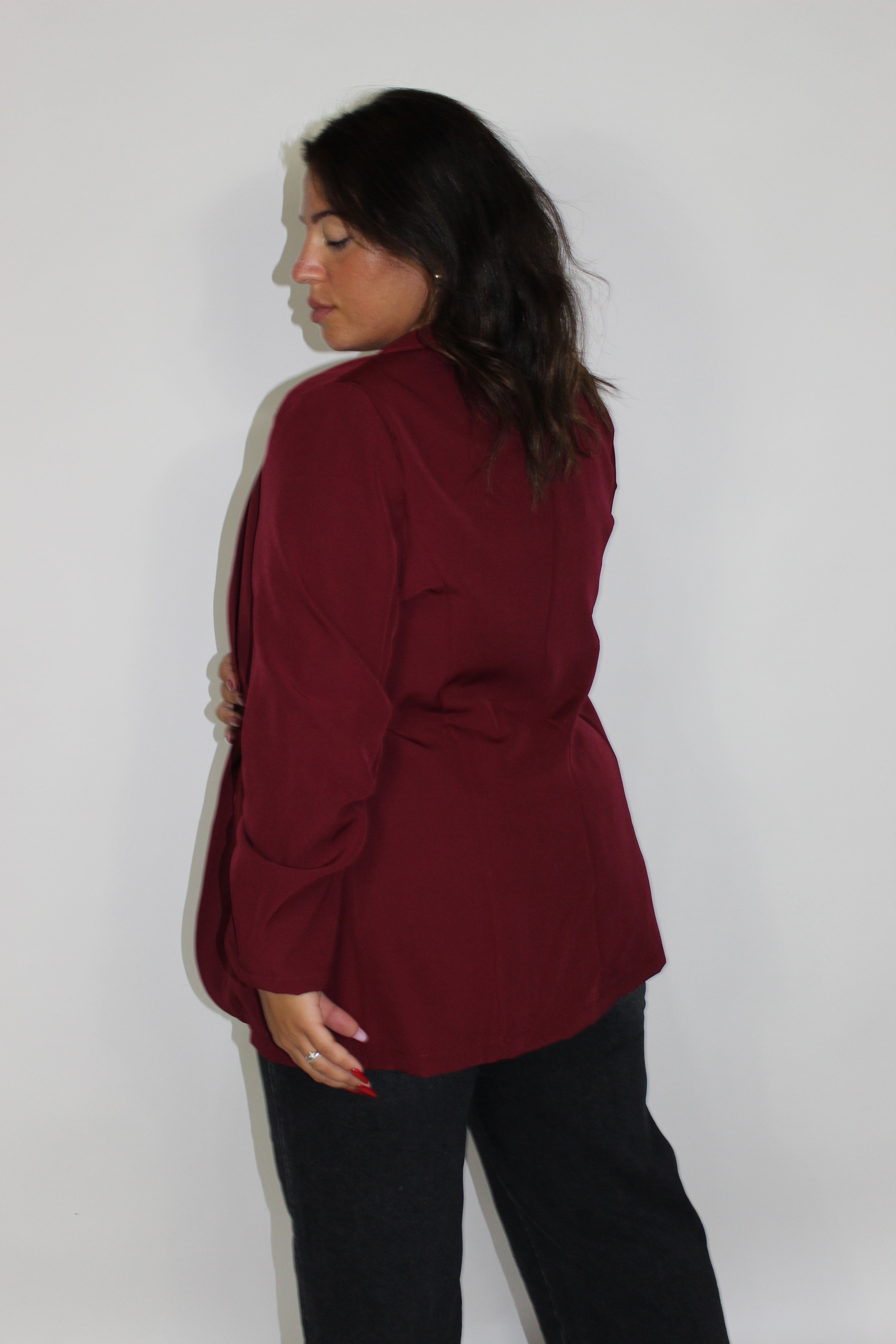 Giacca Drappeggio CURVY vari colori