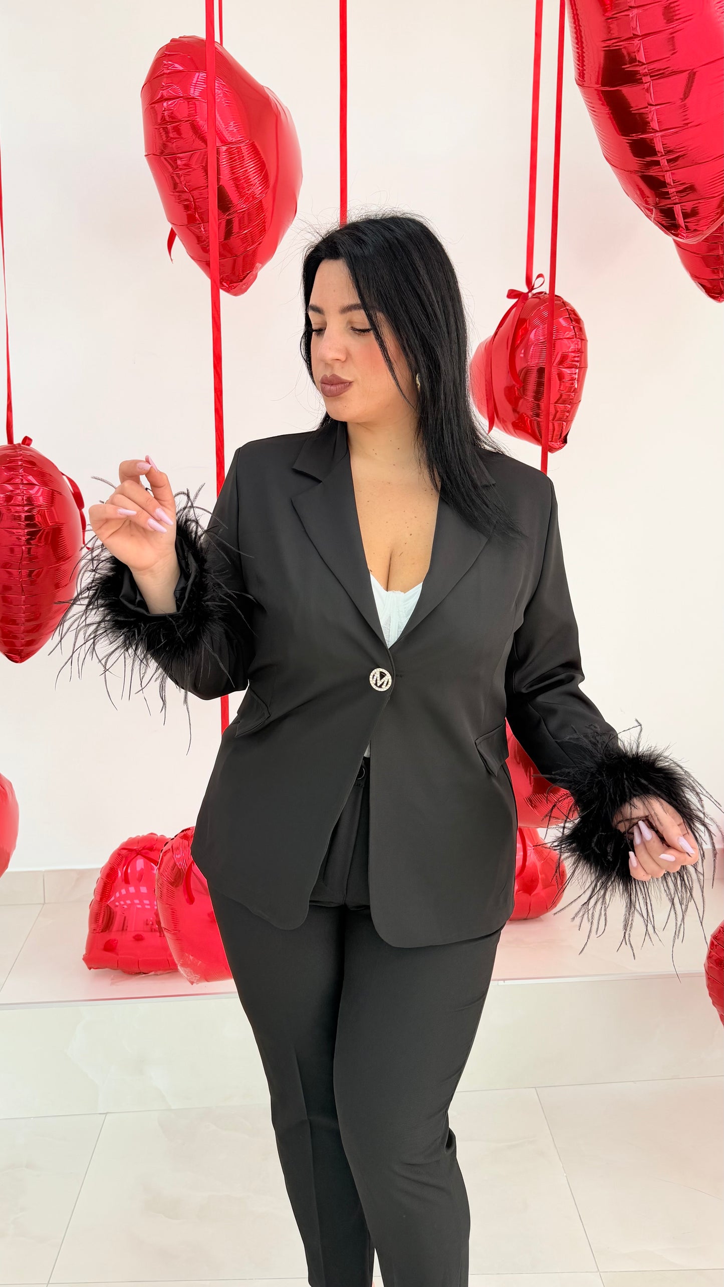 Tailleur piuma CURVY