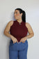Canotta a costine Curvy VARI COLORI