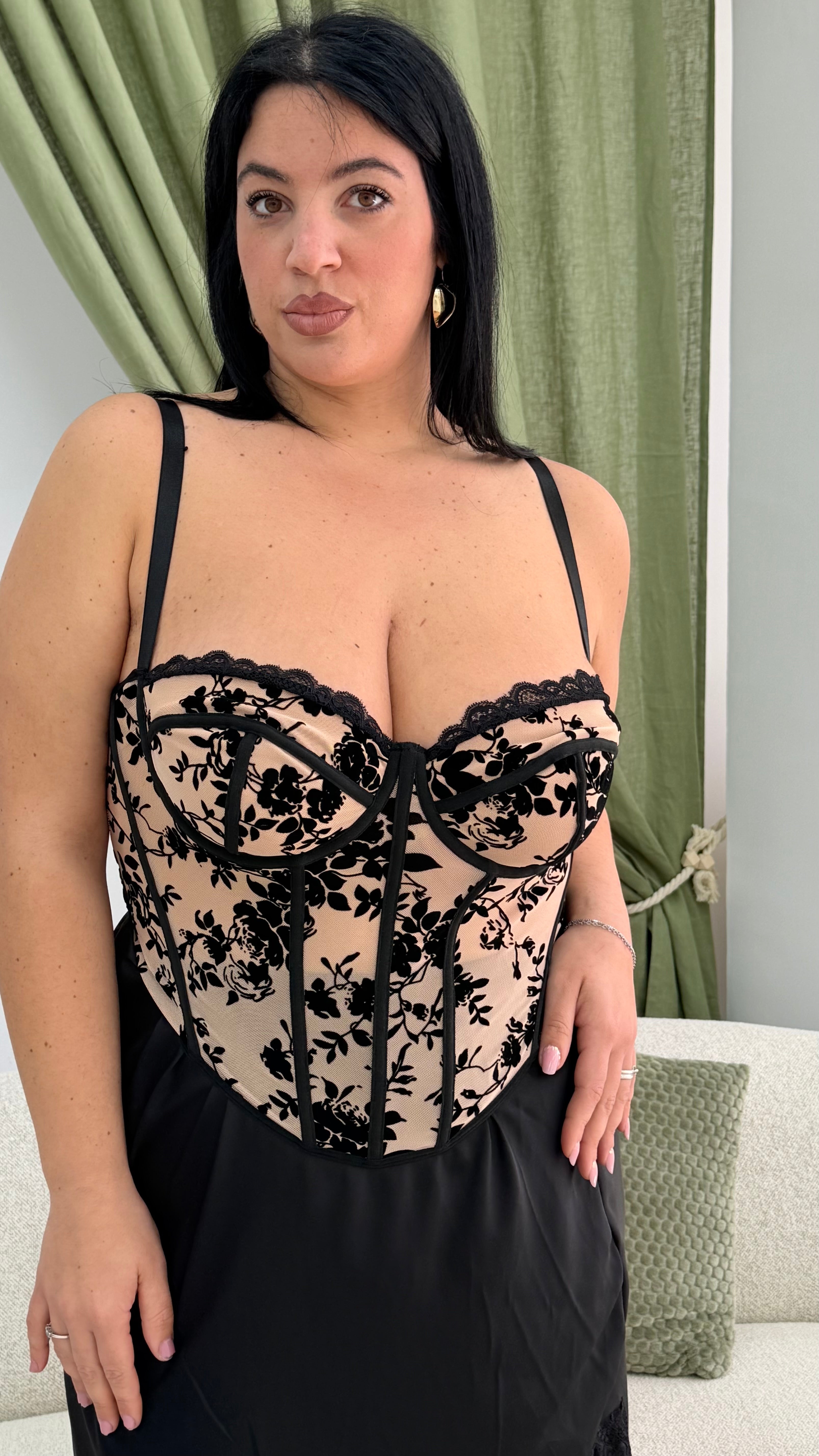 Corpetto Roses Curvy