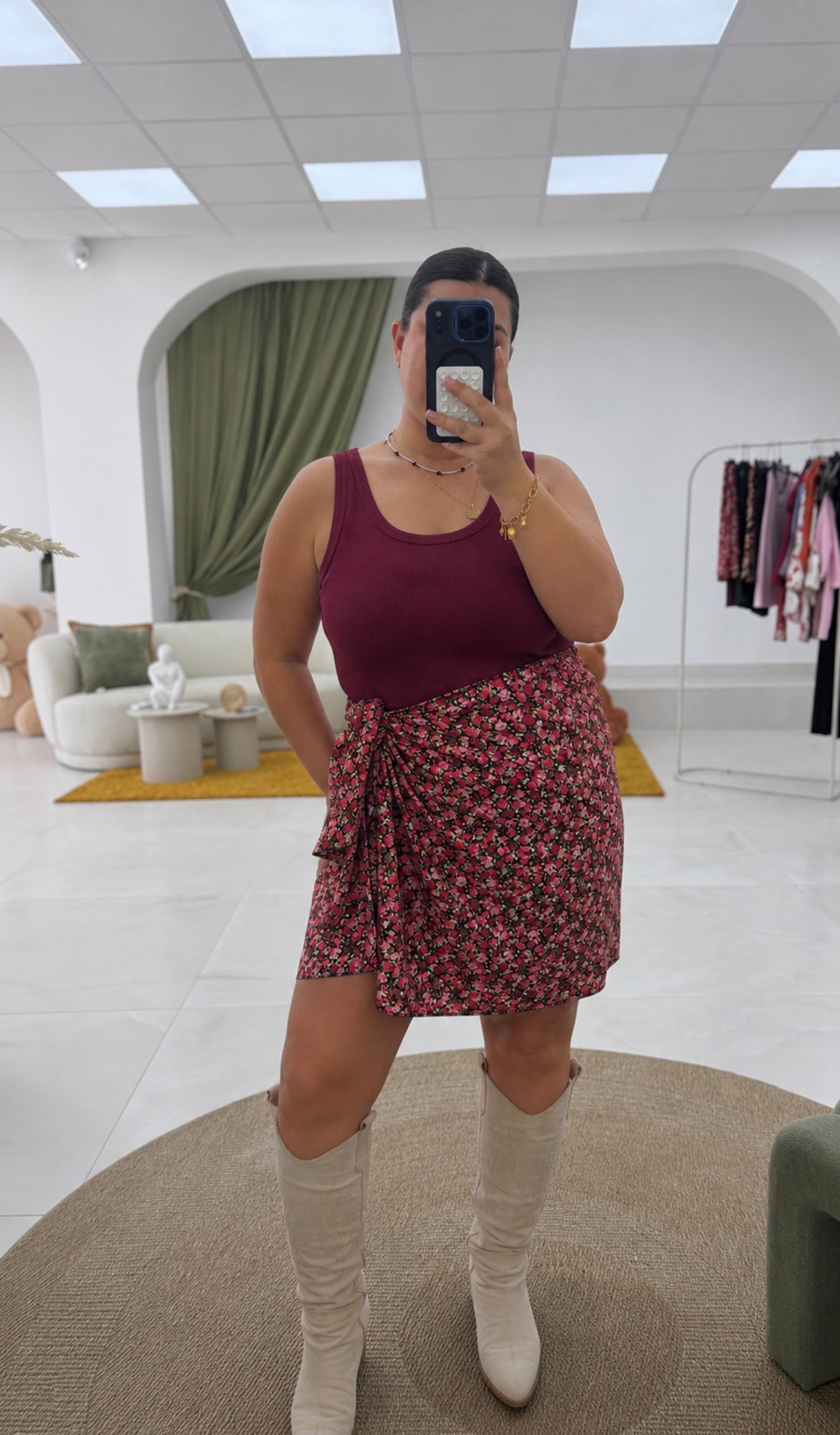 Gonna portafoglio fantasia Curvy