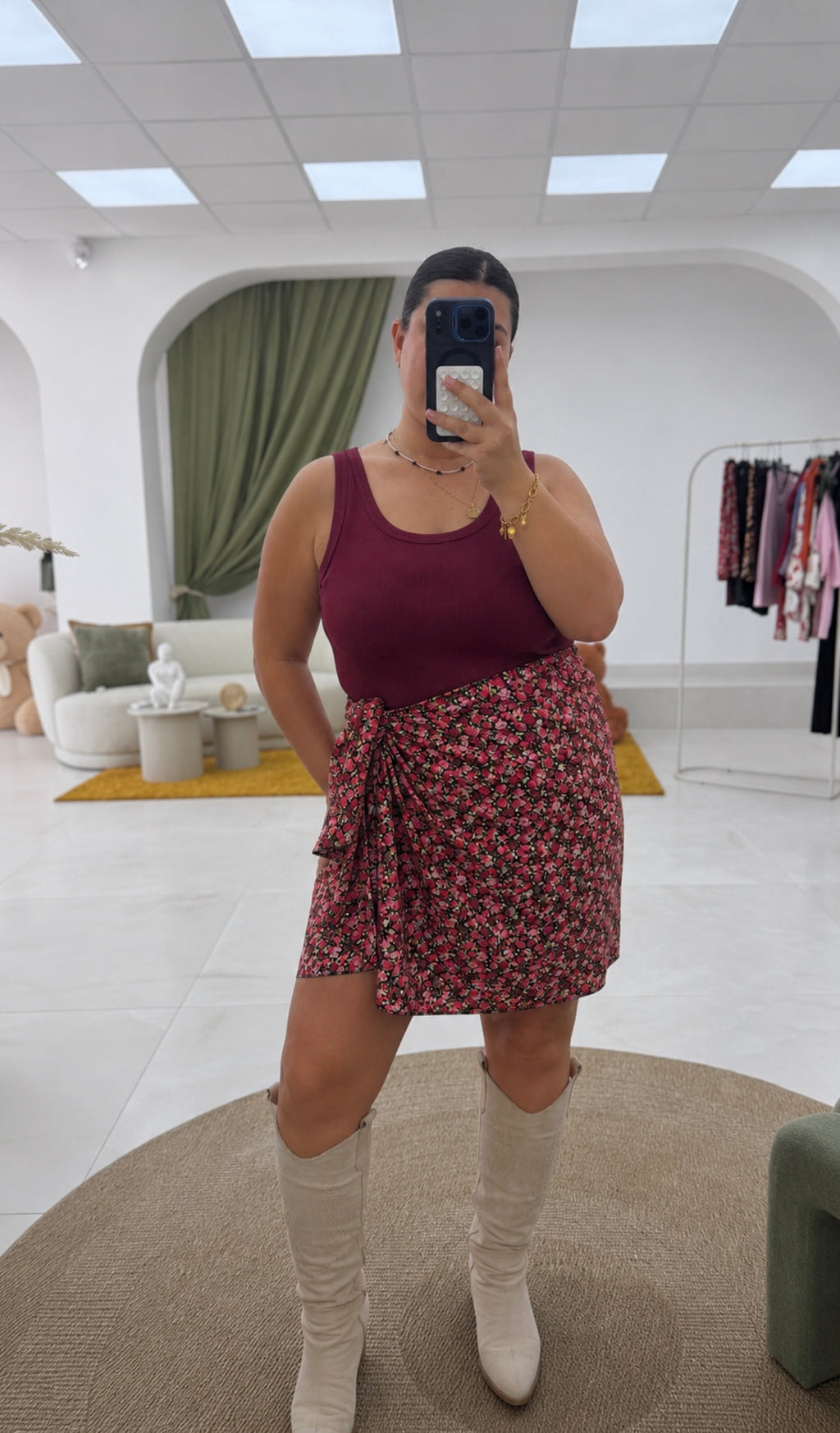 Gonna portafoglio fantasia Curvy