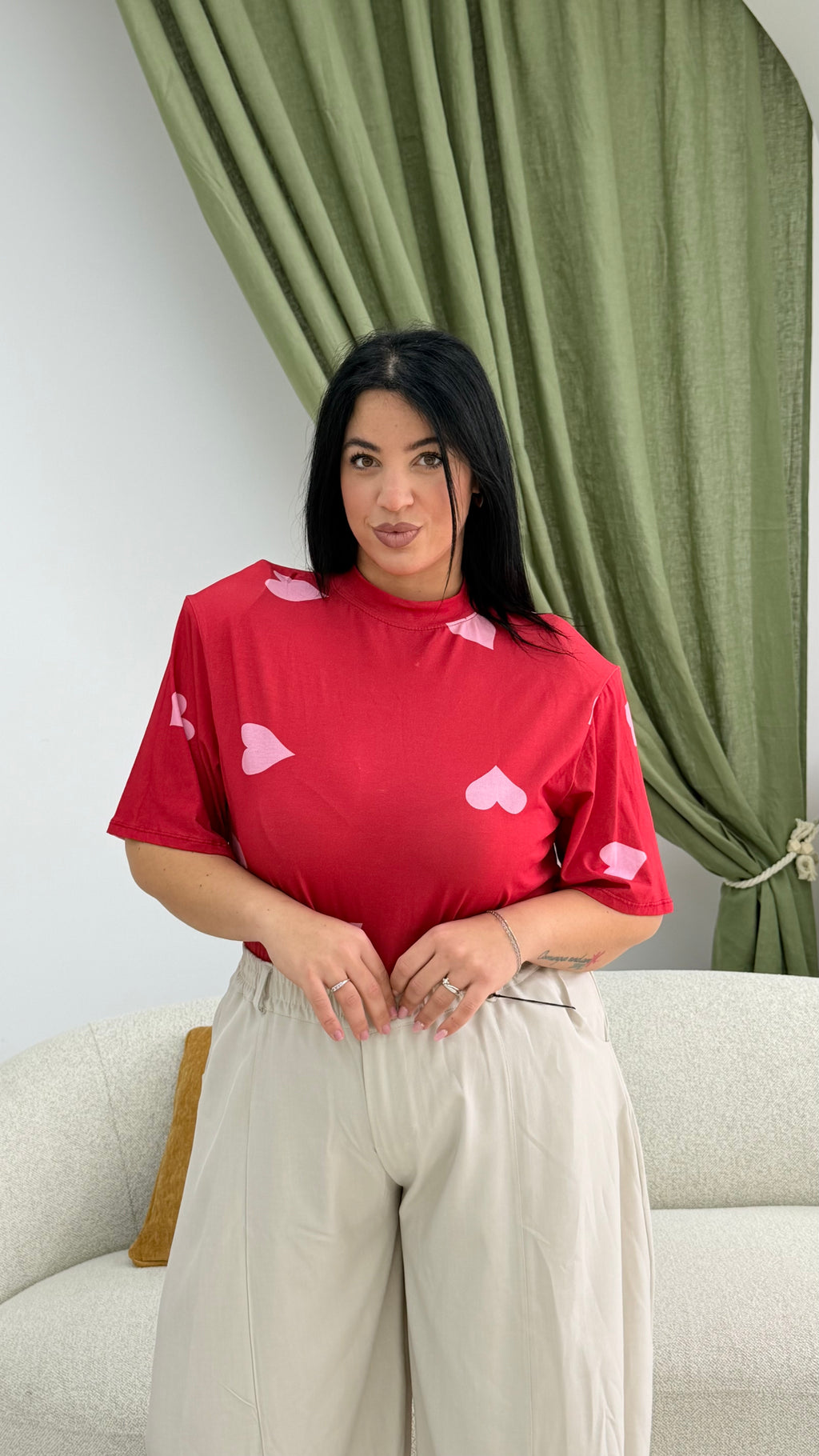 T-Shirt Regina di Cuori oversize