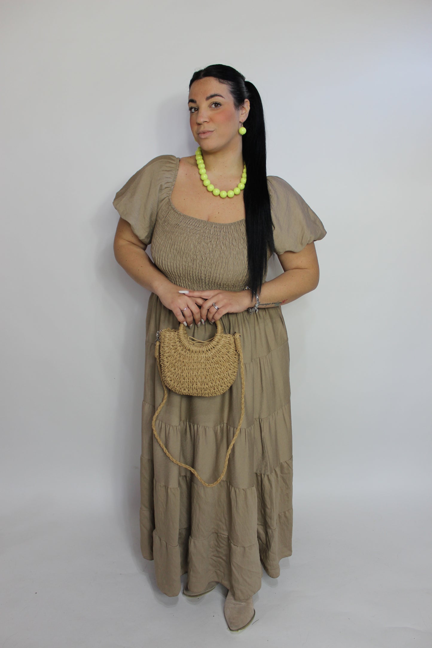 Abito Amalfi Curvy Beige