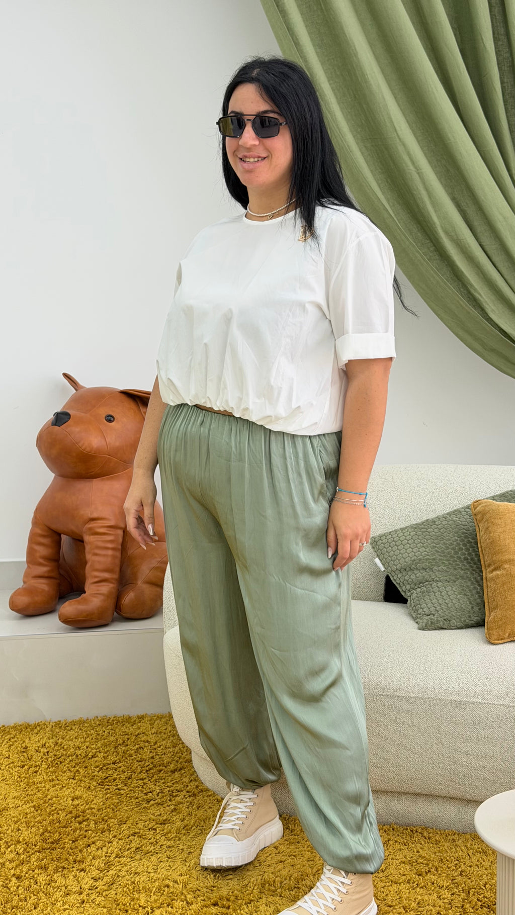 Pantalone Satin Curvy PROMO