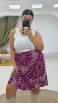 Gonna bandana e animalier curvy