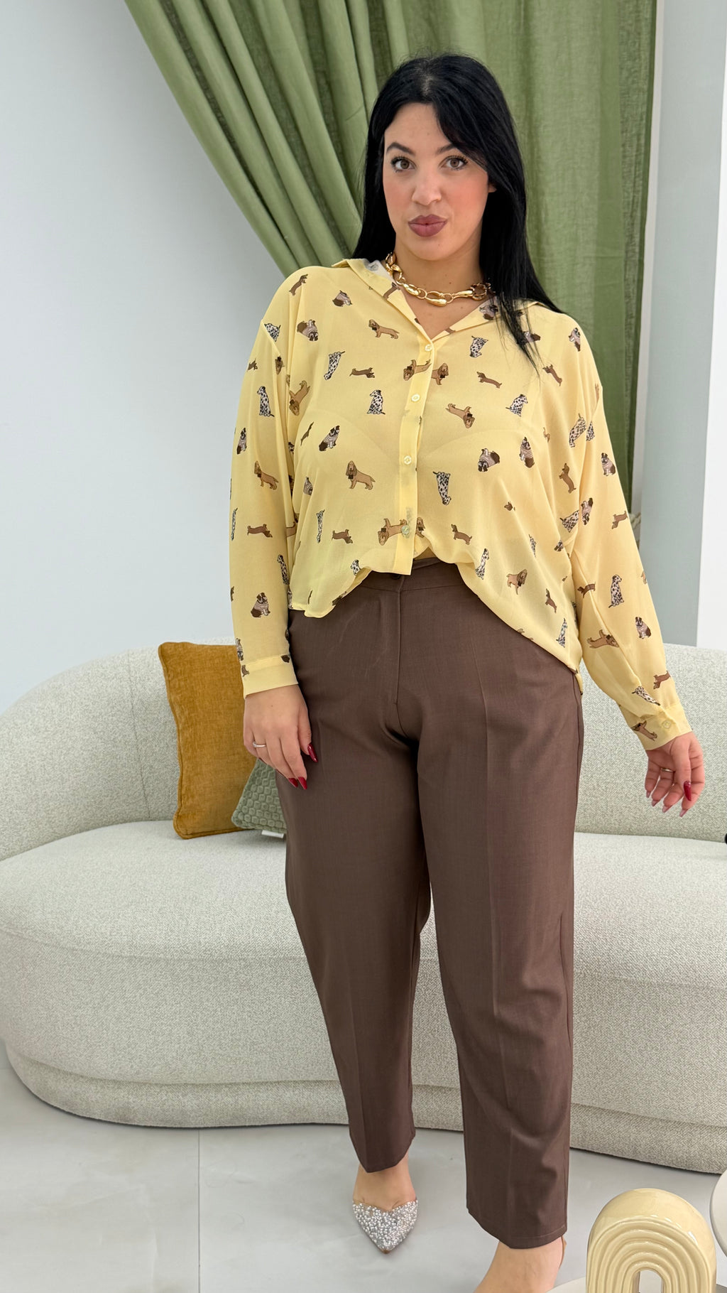 Camicia Dogs Curvy