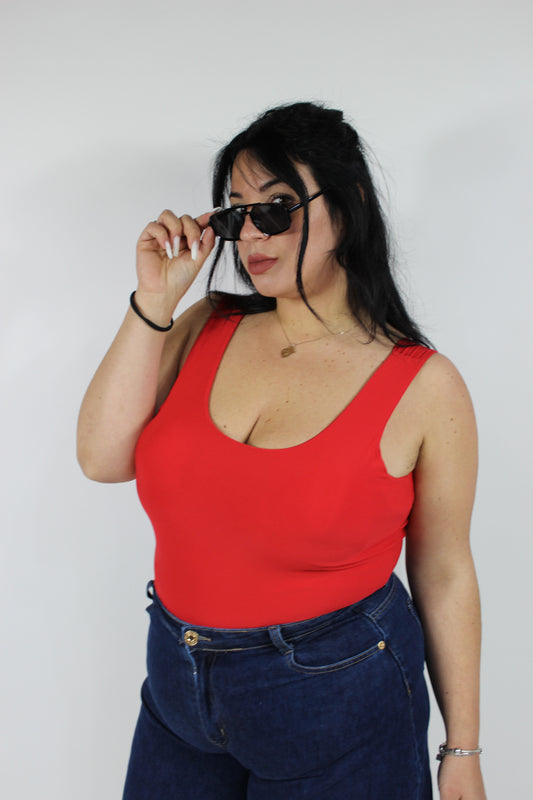 Body Mara Curvy Rosso