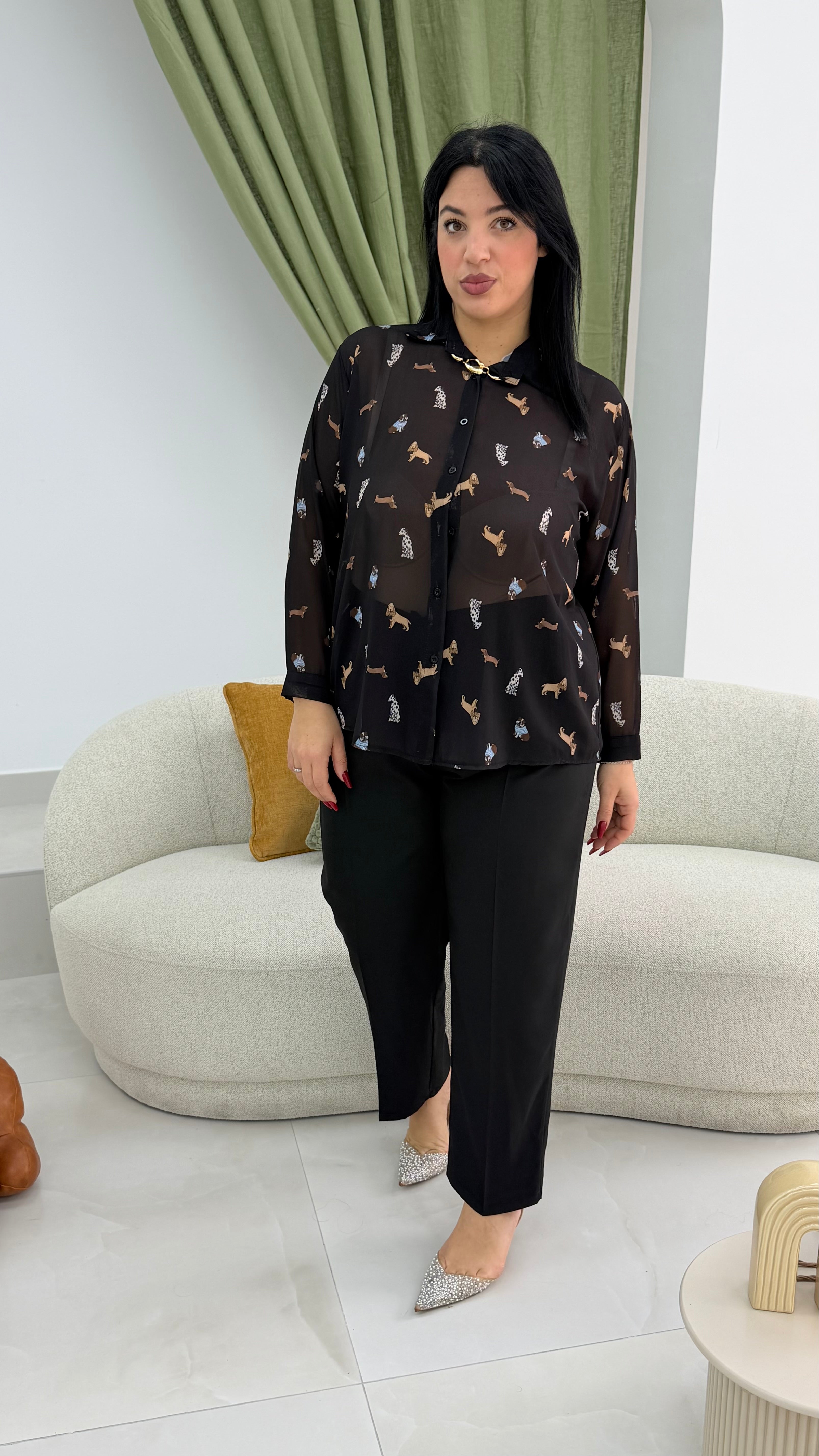 Camicia Dogs Curvy